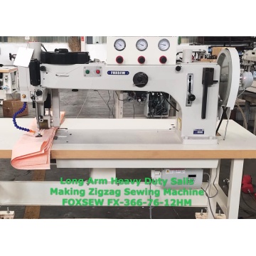 Long Arm Heavy Duty Sails Zigzag Sewing Machine