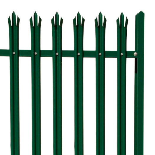 Commercial Industrial Galvanized Steel Picket Fence