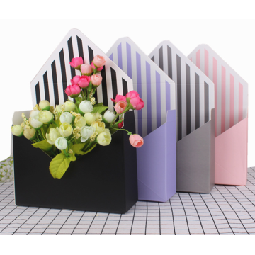 Envelope shape flower gift box