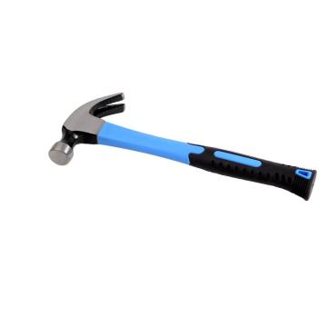 Claw hammer with fiberglass handle  16oz