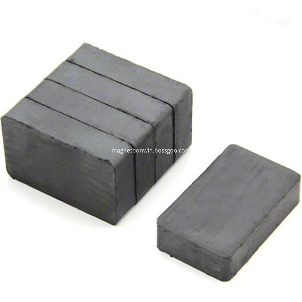 Block ceramic magnet