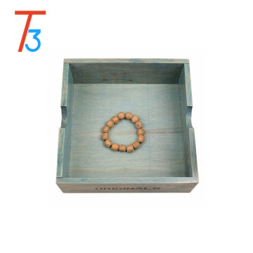 home decorative vintage style colorful wooden storage box