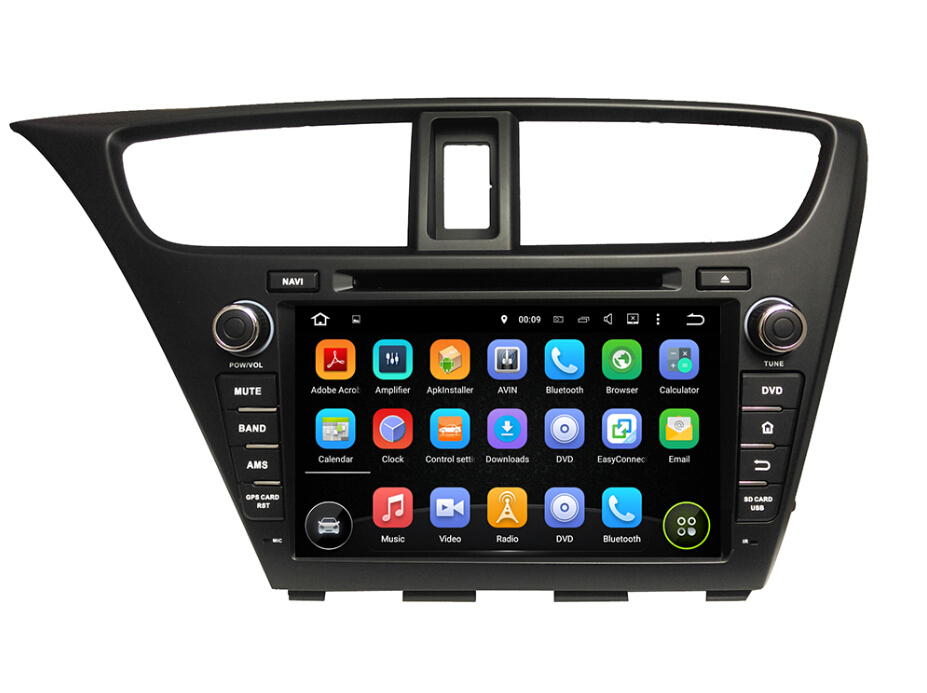 Android GPS Car dvd for Civic 2014 Hatchback