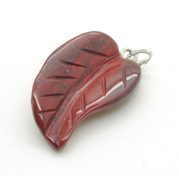 Leaf Shape Red Jasper pendant
