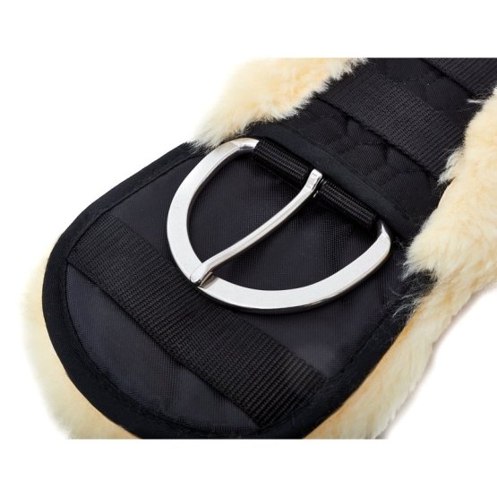 Sheepskin Western Saddle Girth D Ring Quilted Cotton