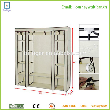 Hot sale Non-woven portable folding fabric wardrobe