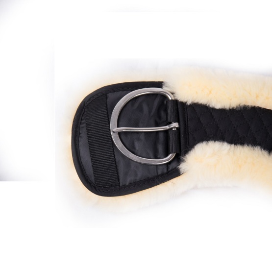 Moon Soft Western Strap with Sheepskin Saddle Girth