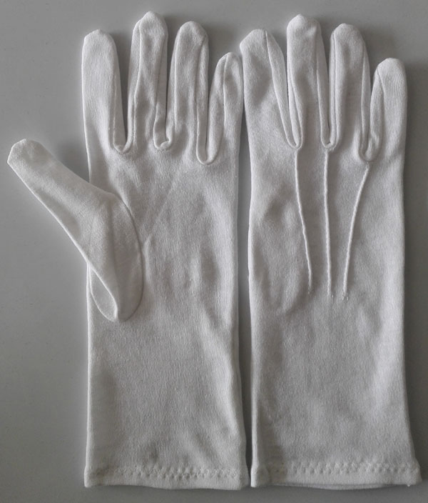 Formal white glove cotton