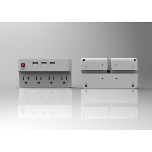 4 outlet and 3 USB table power strip
