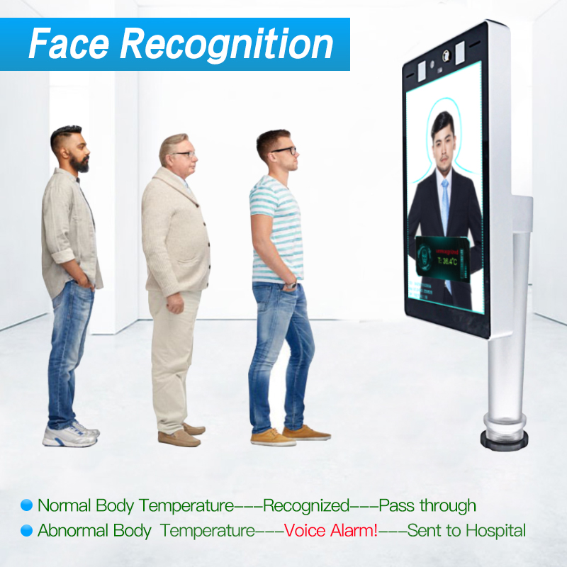 AI Biometric Face Identification Thermometer