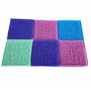 PVC joint door mat colorful loop mat