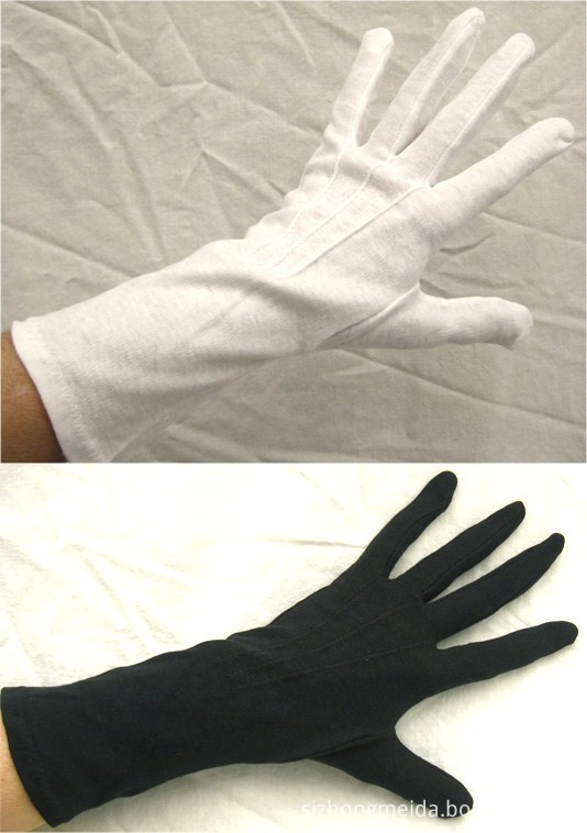 Uniform Ceremony White Cotton Etiquette Cotton Glove