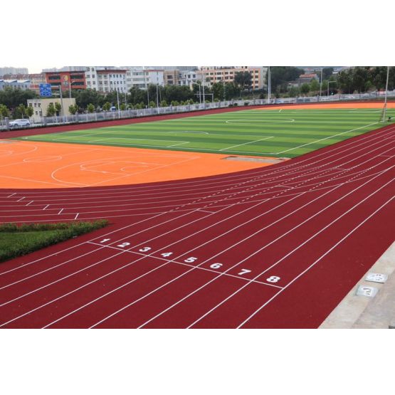 High Elasticity Pavement Materials  Courts Sports Surface Flooring Athletic Running Track