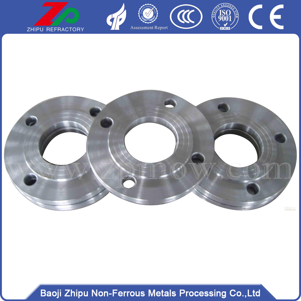 Forging casting tungsten flange for heating