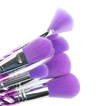 Purple 8 Piece Unicorn Makeup Brush Set