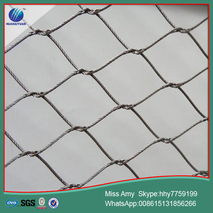 black oxide SUS304 zoo mesh wire rope netting