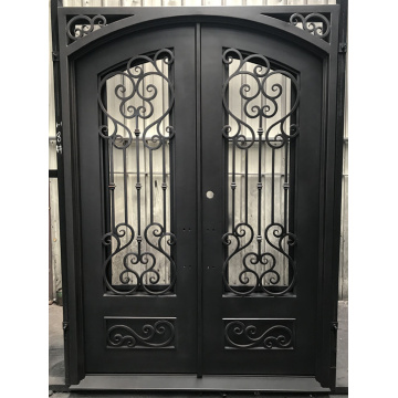 Wholesale Affordable Wrought Iron Door Hand Forged Door