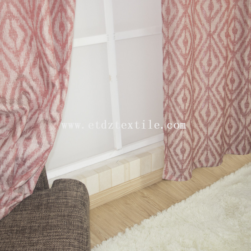 Polyester piece dyed cantonic curtain 6002