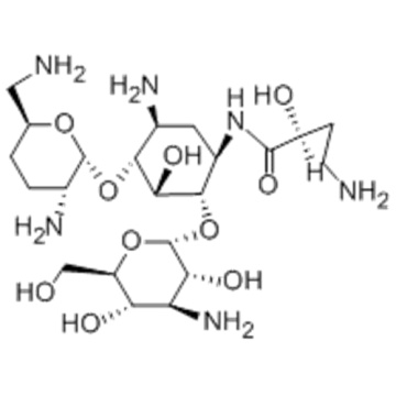 D-Streptamine,O-3-amino-3-deoxy-a-D-glucopyranosyl-(1®6)-O-[2,6-diamino-2,3,4,6-tetradeoxy-a-D-erythro-hexopyranosyl-(1®4)]-N1-[(2S)-4-amino-2-hydroxy-1-oxobutyl]-2-deoxy- CAS 51025-85-5