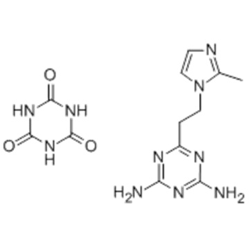 1,3,5-Triazine-2,4,6(1H,3H,5H)-trione, compd. with 6-2-(2-methyl-1H-imidazol-1-yl)ethyl-1,3,5-triazine-2,4-diamine (1:1) CAS 68490-66-4