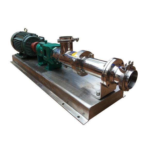 GF stainless steel sanitary grade single screw pump