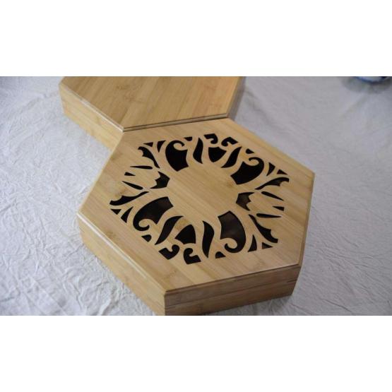 Environmental Bamboo Tea Box