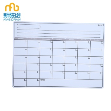 Weekly Monthly Planner Magnetic Dry Erase Board