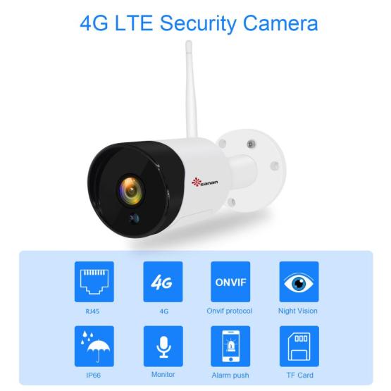 4G LTE Security Camera Outdoor