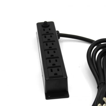 6 Sockets Surface Power Outlet