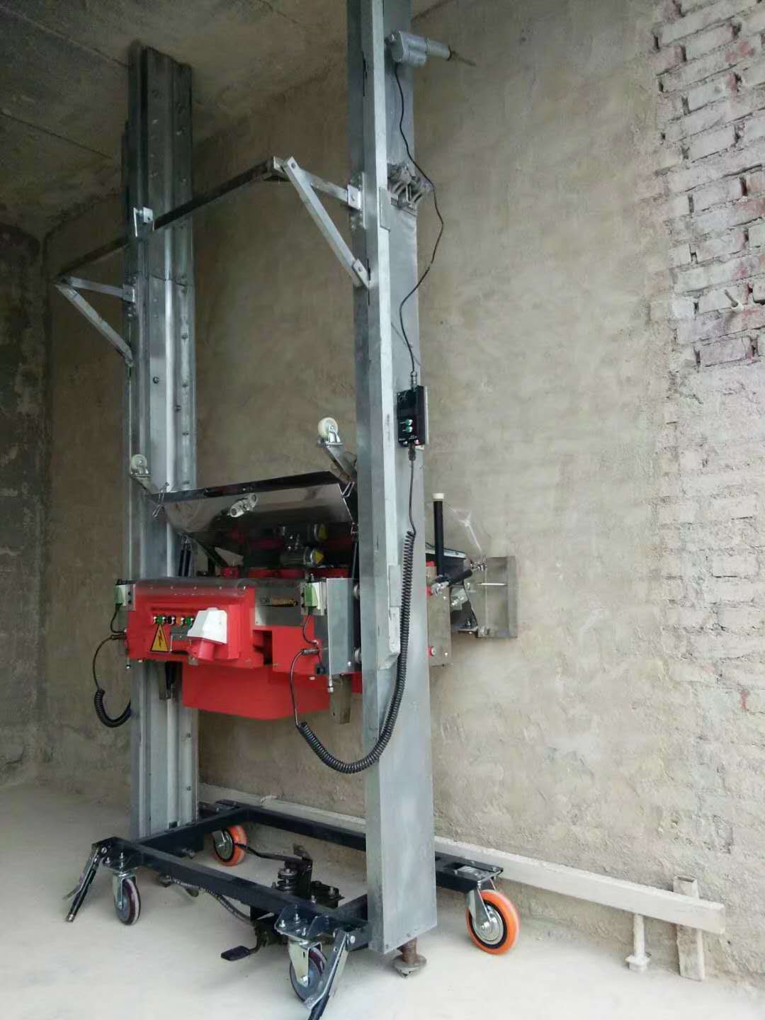 Automatic wall plastering machine real shot diagram