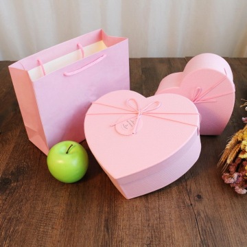 Heart Shape Waterproof Flower Packaging Box