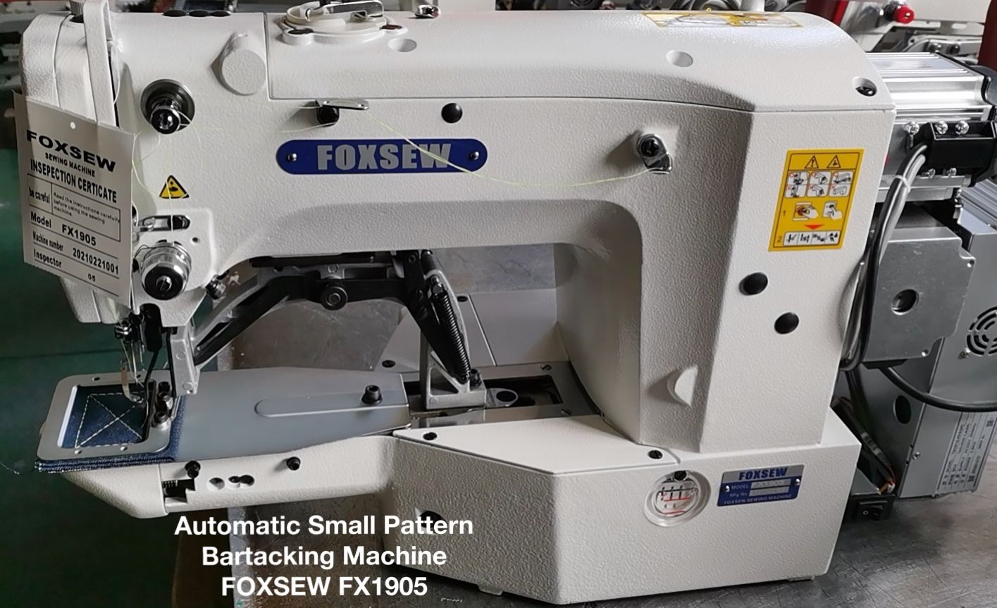 Automatic Small Pattern Bartacking Sewing Machine Foxsew Fx1905 2