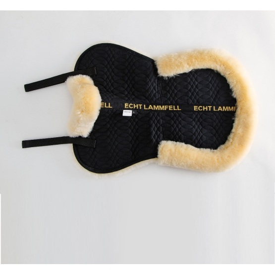 Sheepskin horse half saddle pad