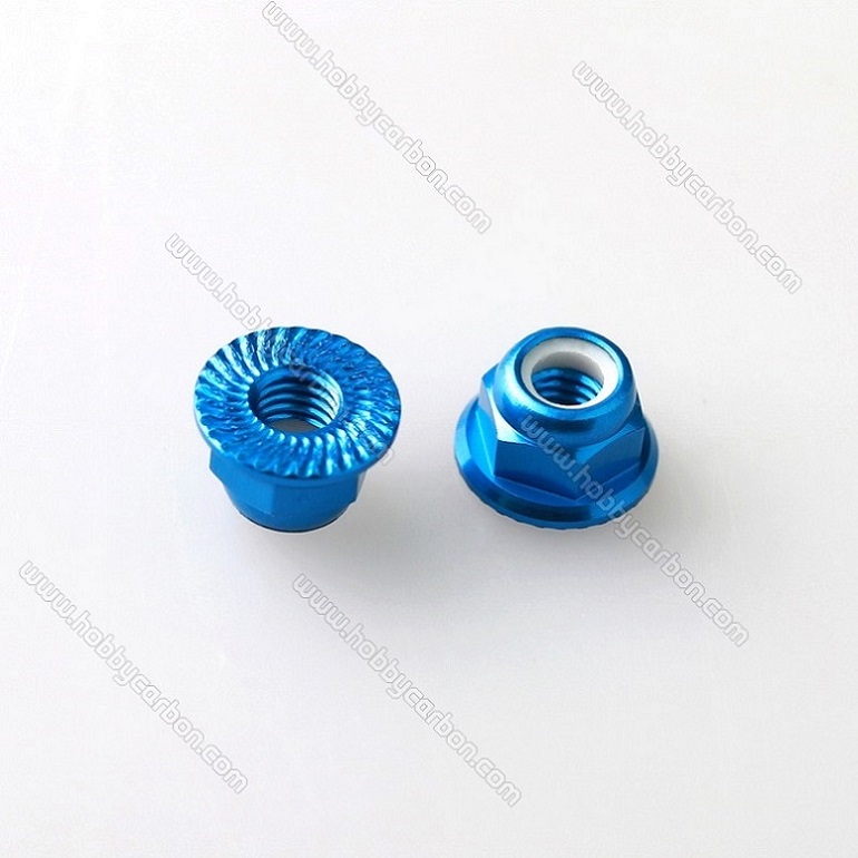 cnc nylon inserted aluminum nut