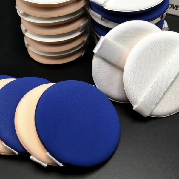 0.35mm thickness Pu leather for makeup powder puff