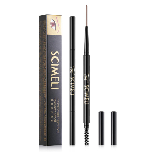 Double Ended Thin Eyebrow Pencil with eyebrow brush