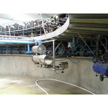 rotating type milking hall