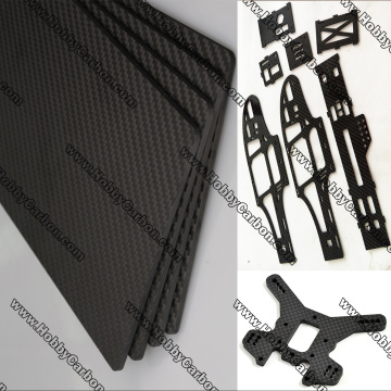 3K Woven Carbon Glass Sheet for Multi-rotors