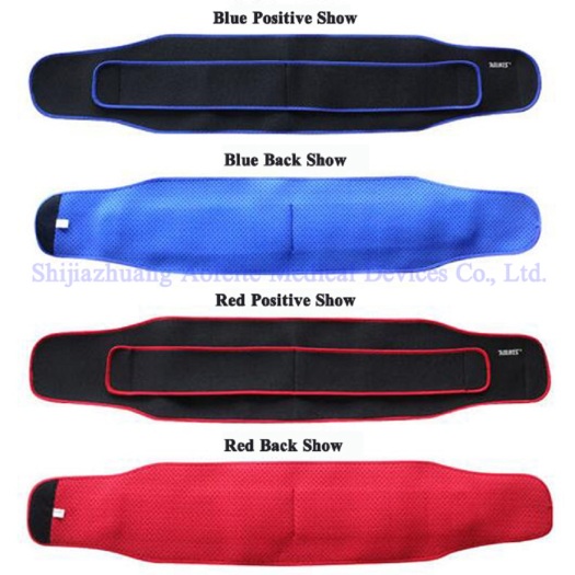 Ventilated magnetic waist support belt for men