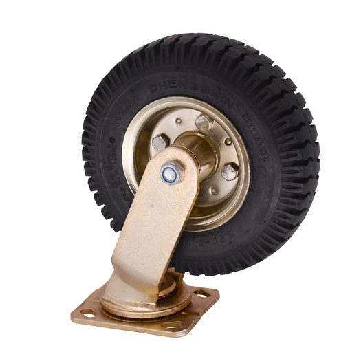 8 Inch Swivel Rubber Pneumatic Caster Wheel