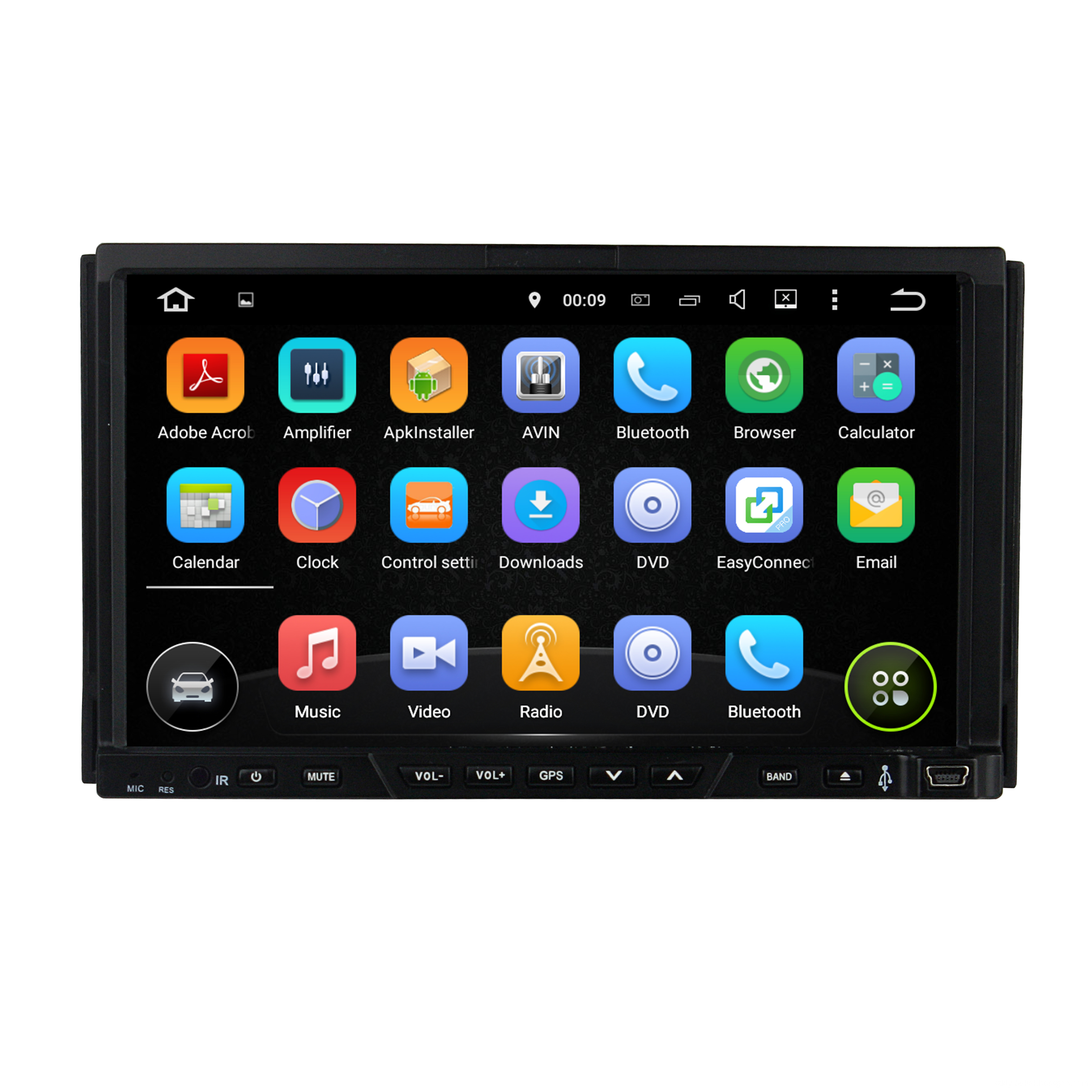 6.2 inch universal stere car dvd player