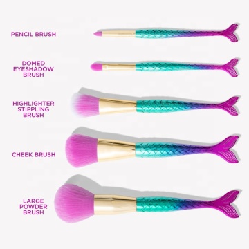 Easy to Clean Multi-use Mermaid Brush Set