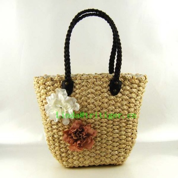 Womens Casual Large Straw Weave Beach Tote Shoulder Bag