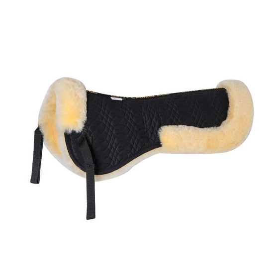 Sheepskin horse saddle pad