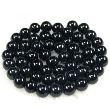 8MM Black Onyx Round Beads 16