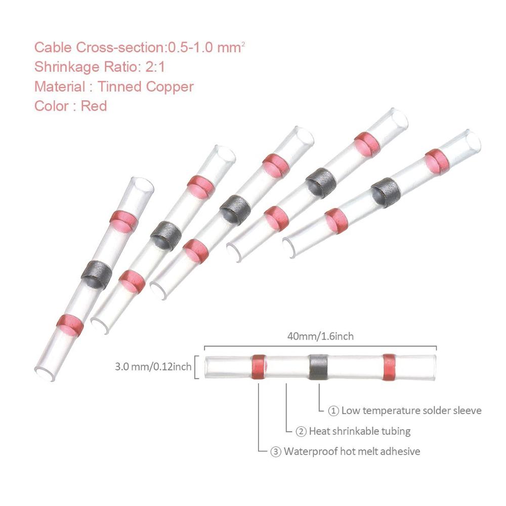 Red Heat Shrink Crimp Connectors Application