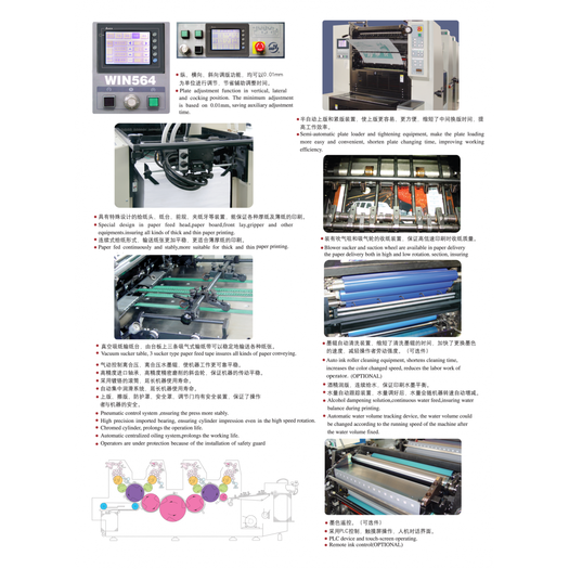ZX524 Four color Offset press