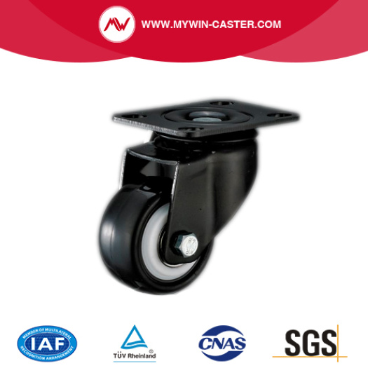 Plate Swivel TPR Industrial Caster