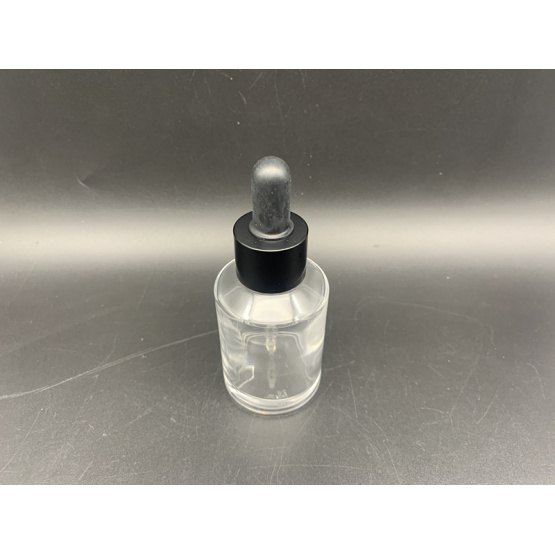 60ml cylindrical glass dropper bottle for cosmetic essence