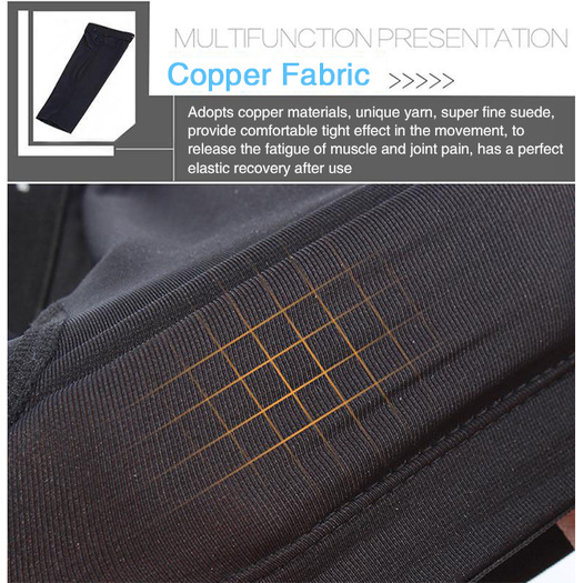 Compression Copper Fabric Knee Sleeve